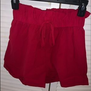 Brand New red SHEIN shorts.